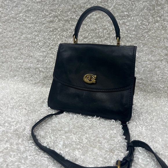 Coach Handbags - Coach Leather Parker Top Handle Cross Body Handbag